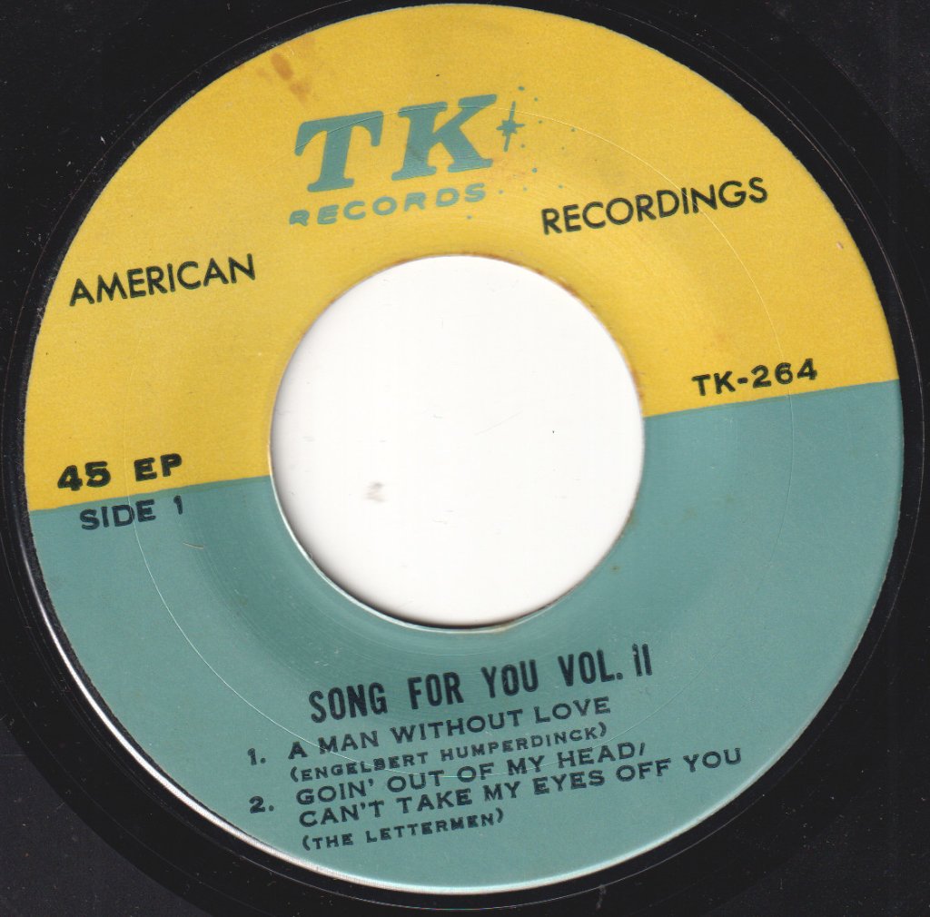 engelbert humperdinck / lettermen / 5th dimension / association - Song For You Vol. II - 7 Inch