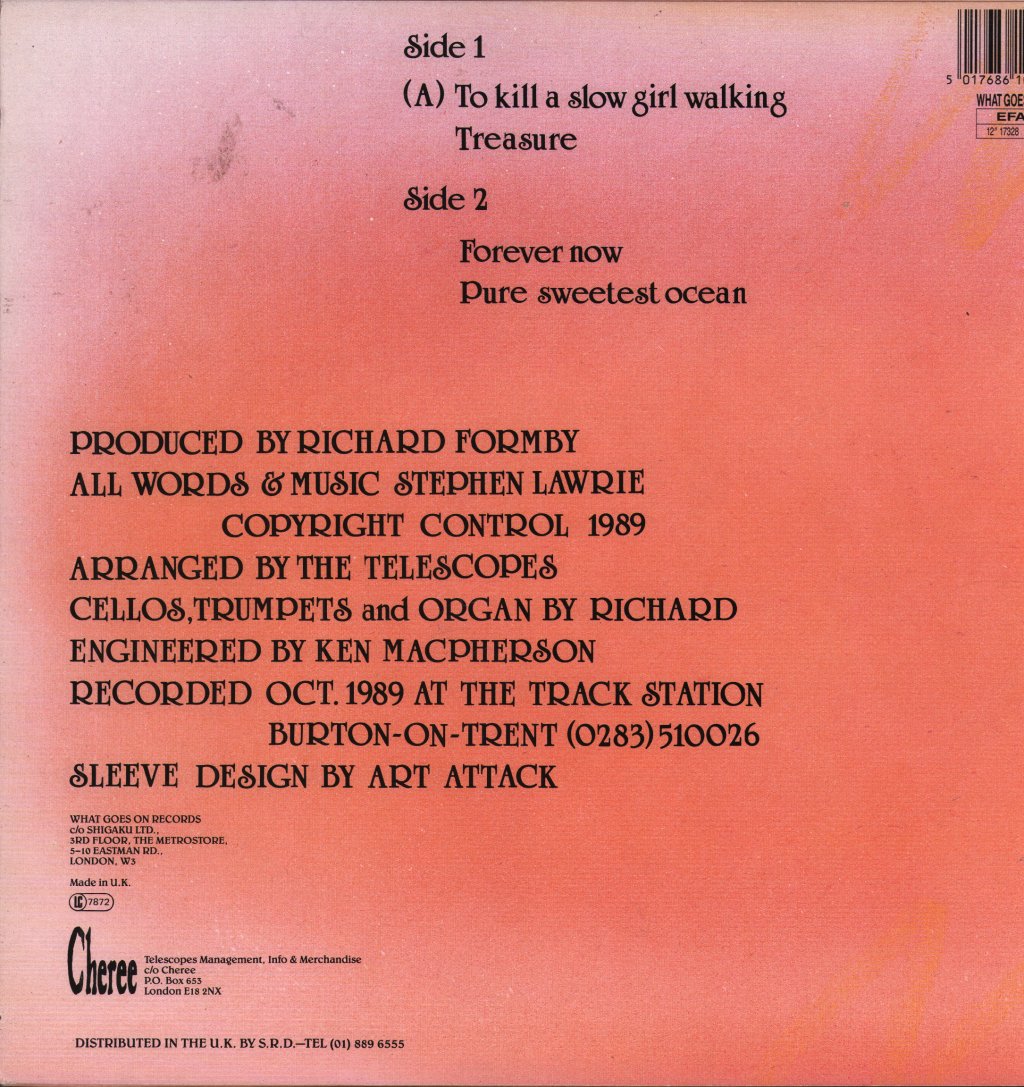 Telescopes - To Kill A Slow Girl Walking - 12 Inch
