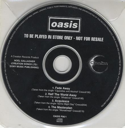 Oasis - Fade Away - Cd