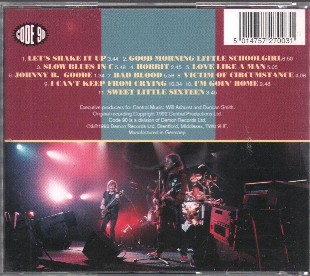 Ten Years After - Live 1990 - Cd