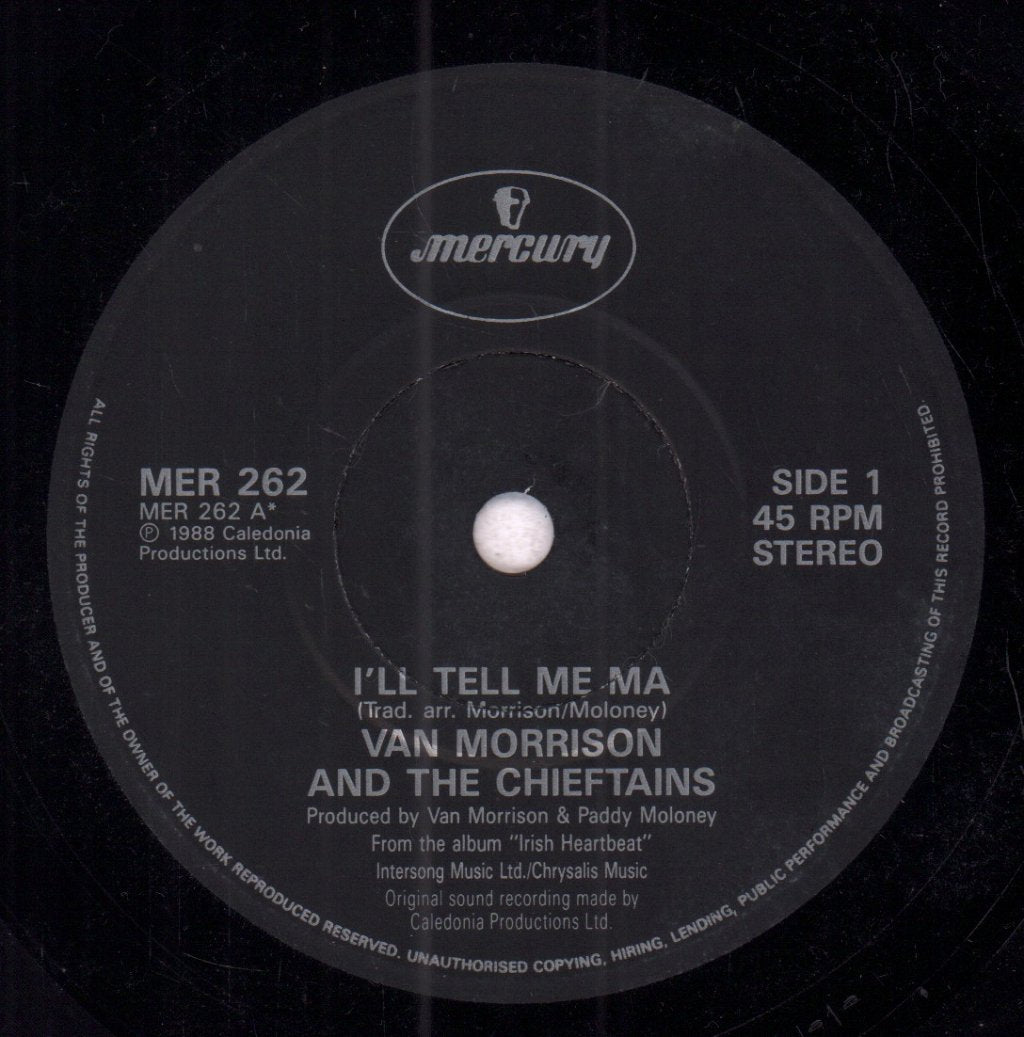 Van Morrison And The Chieftains - I'll Tell Me Ma - 7 Inch