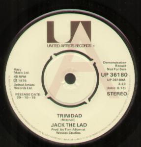 Jack The Lad - Trinidad - 7 Inch