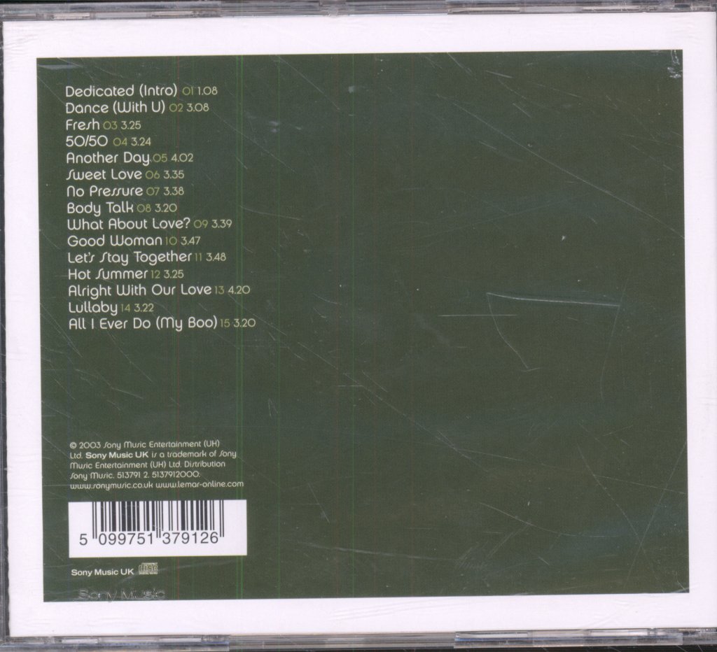 Lemar - Dedicated - Cd