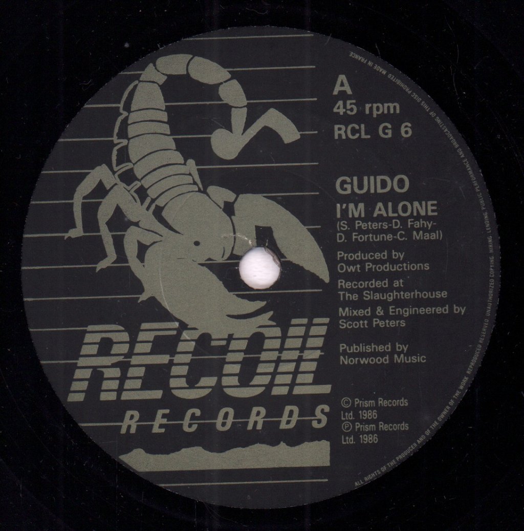 Guido - I'm Alone - 7 Inch