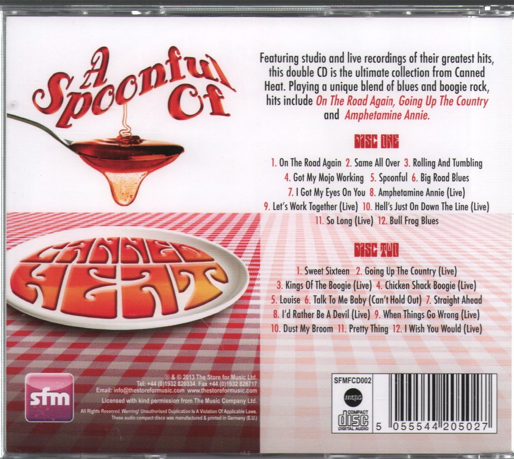 Canned Heat - A Spoonful Of Canned Heat - Double Cd