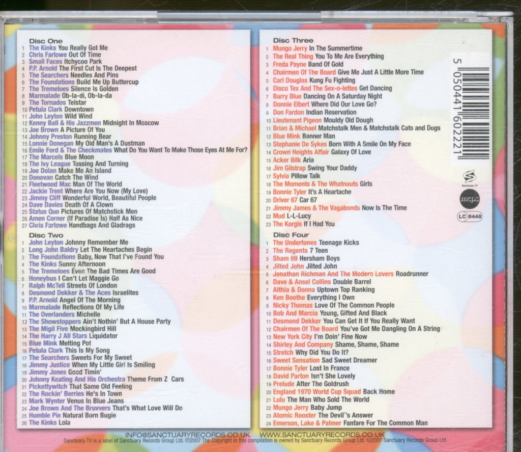 Various Artists - 100 Huge Hits Of The 60s & 70s - Cd Set