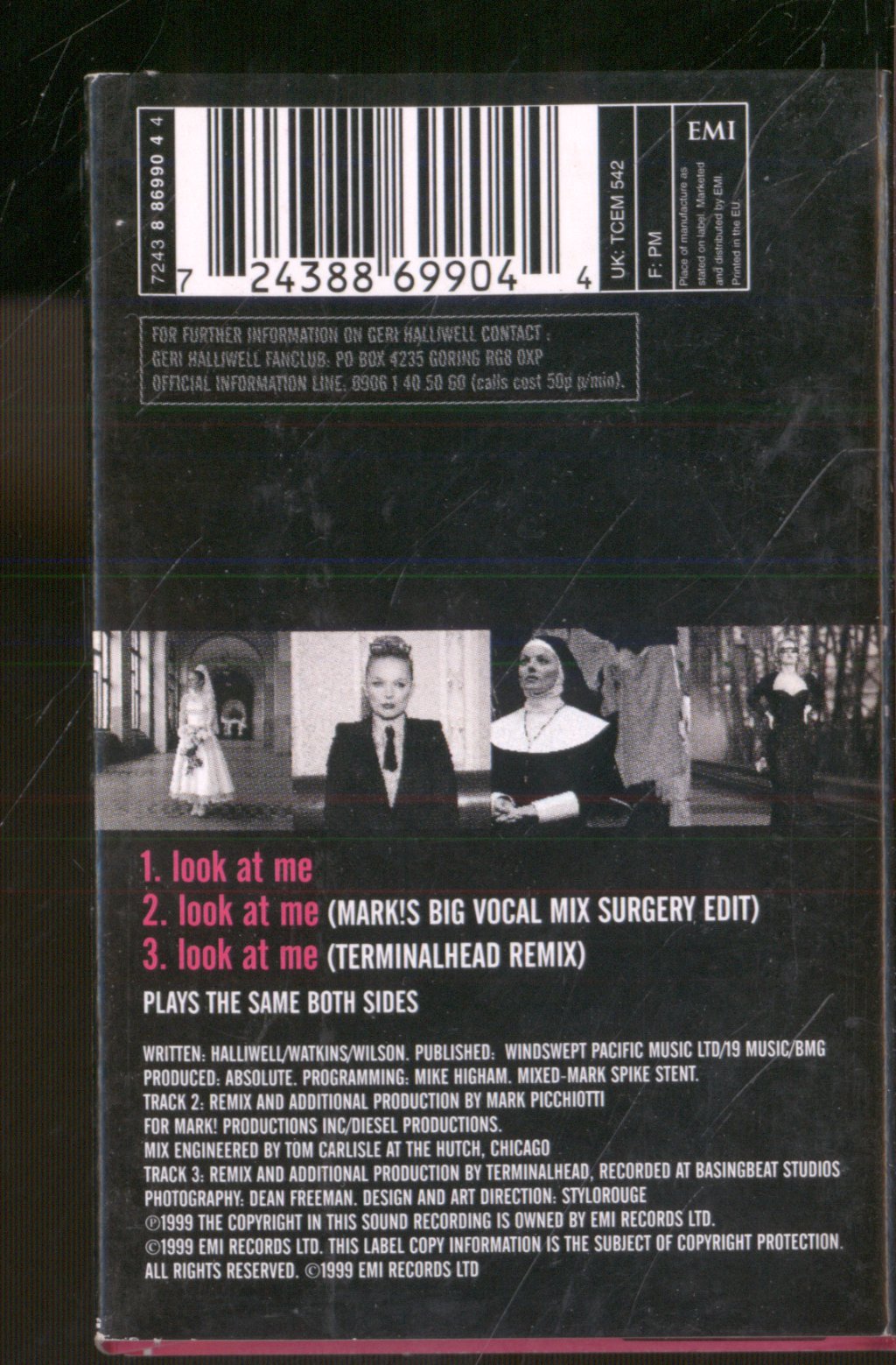 Geri Halliwell - Look At Me - Cassette