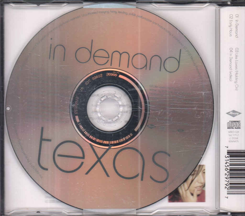 Texas - In Demand - Cd