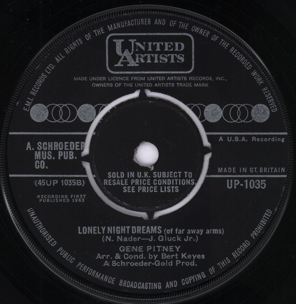 Gene Pitney - Twenty Four Hours From Tulsa - 7 Inch