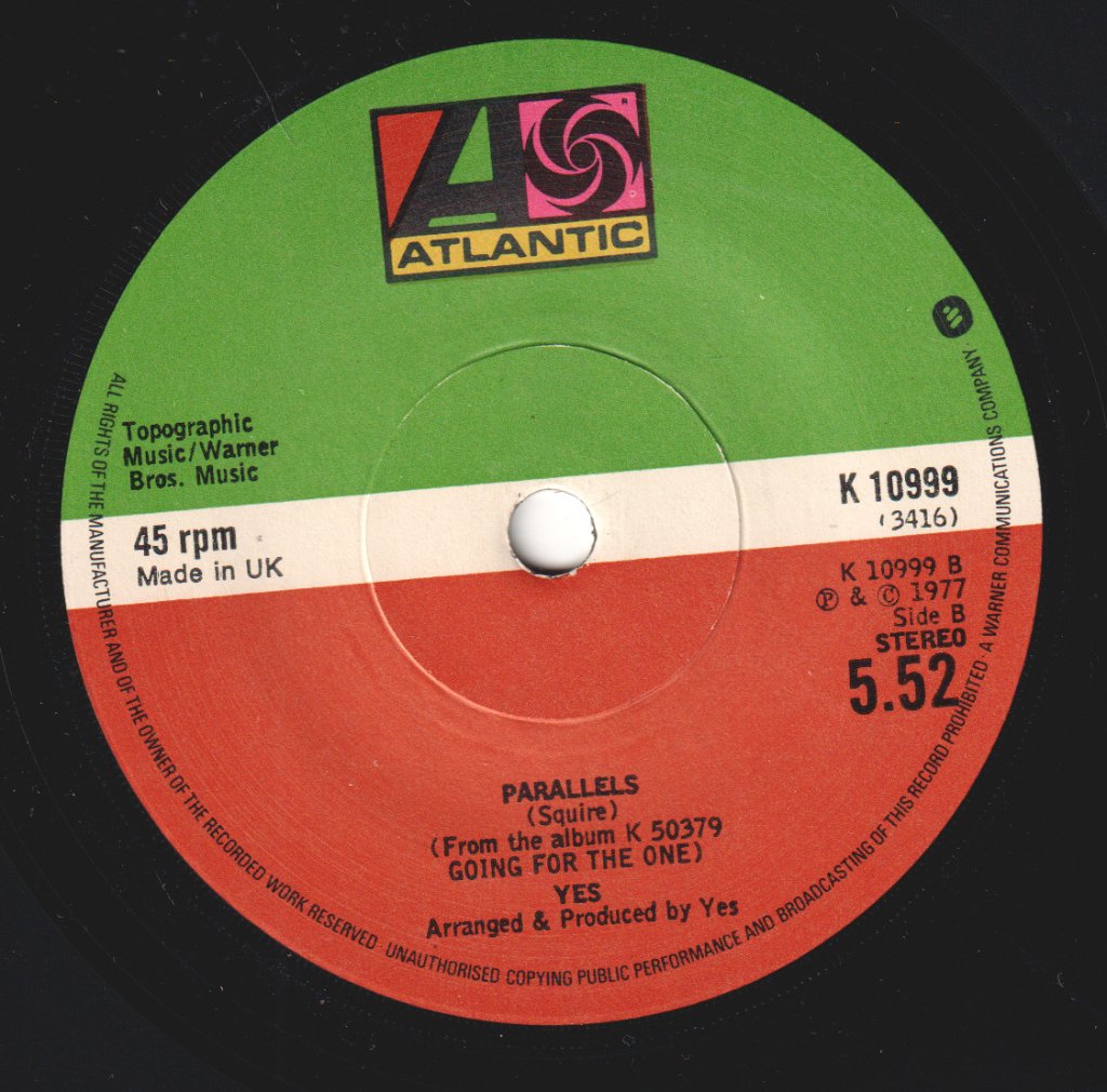 Yes - Wonderous Stories - 7 Inch