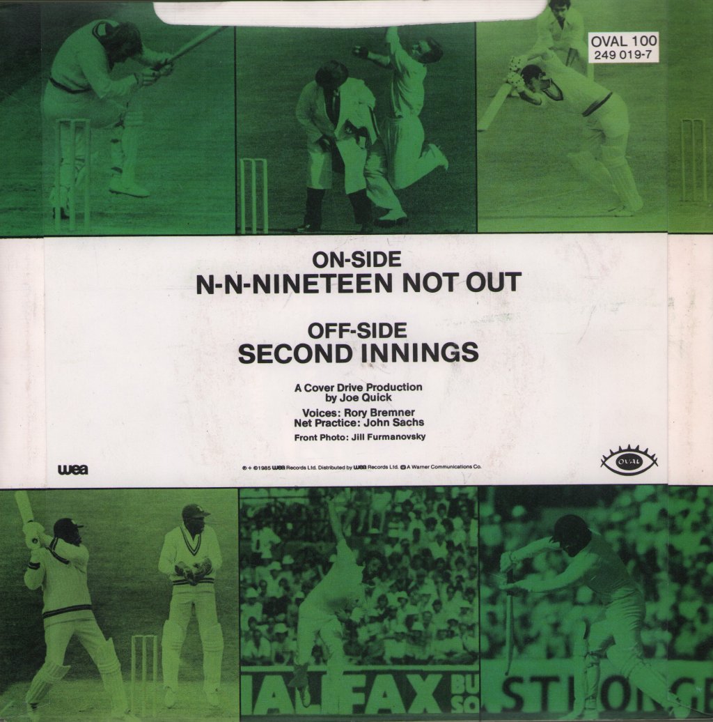 Commentators - N-N-Nineteen Not Out - 7 Inch
