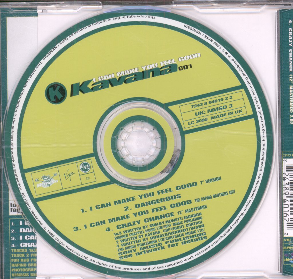 Kavana - I Can Make You Feel Good - Cd