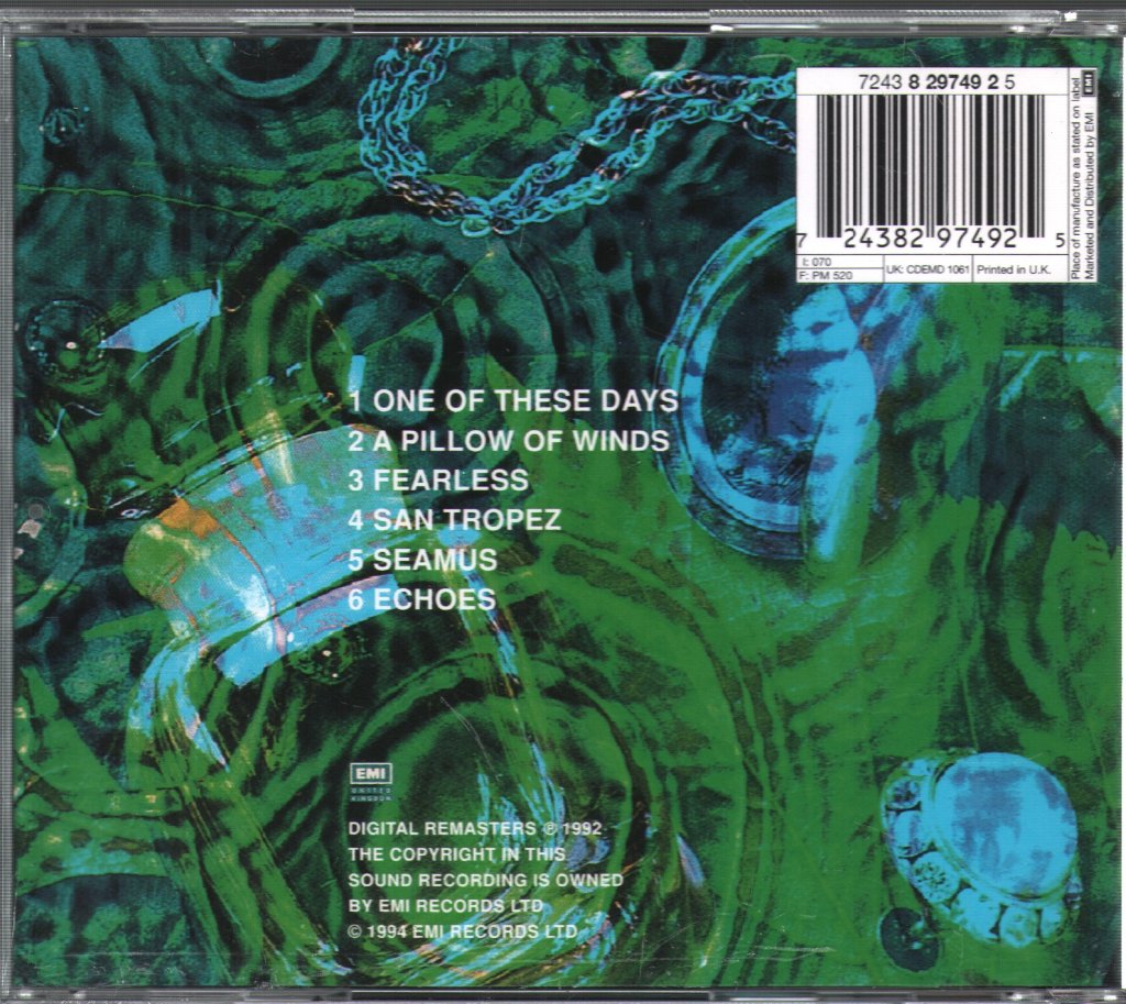 Pink Floyd - Meddle - Cd