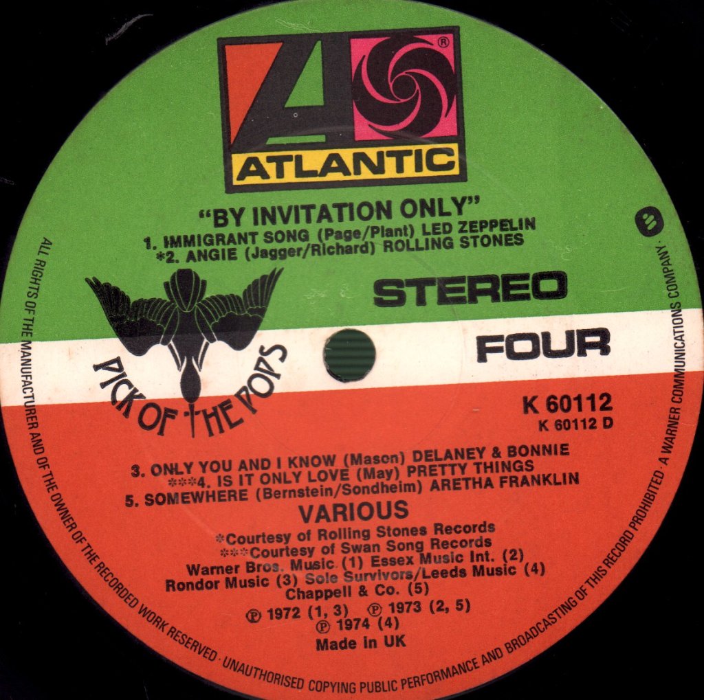 Various Artists - By Invitation Only - Lp