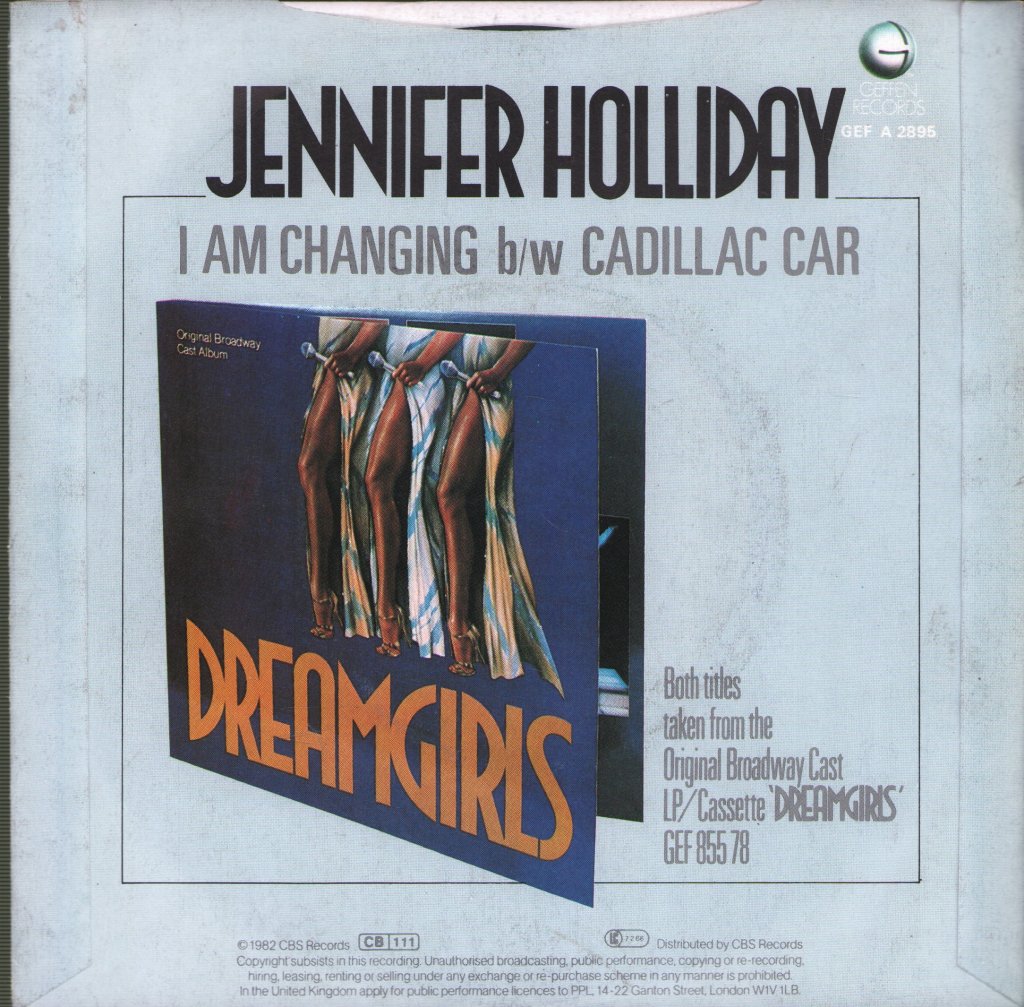 Jennifer Holliday - I Am Changing - 7 Inch