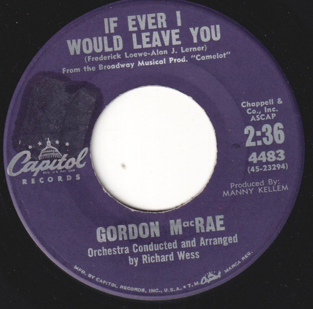 Gordon Macrae - Dolce Far Niente - 7 Inch