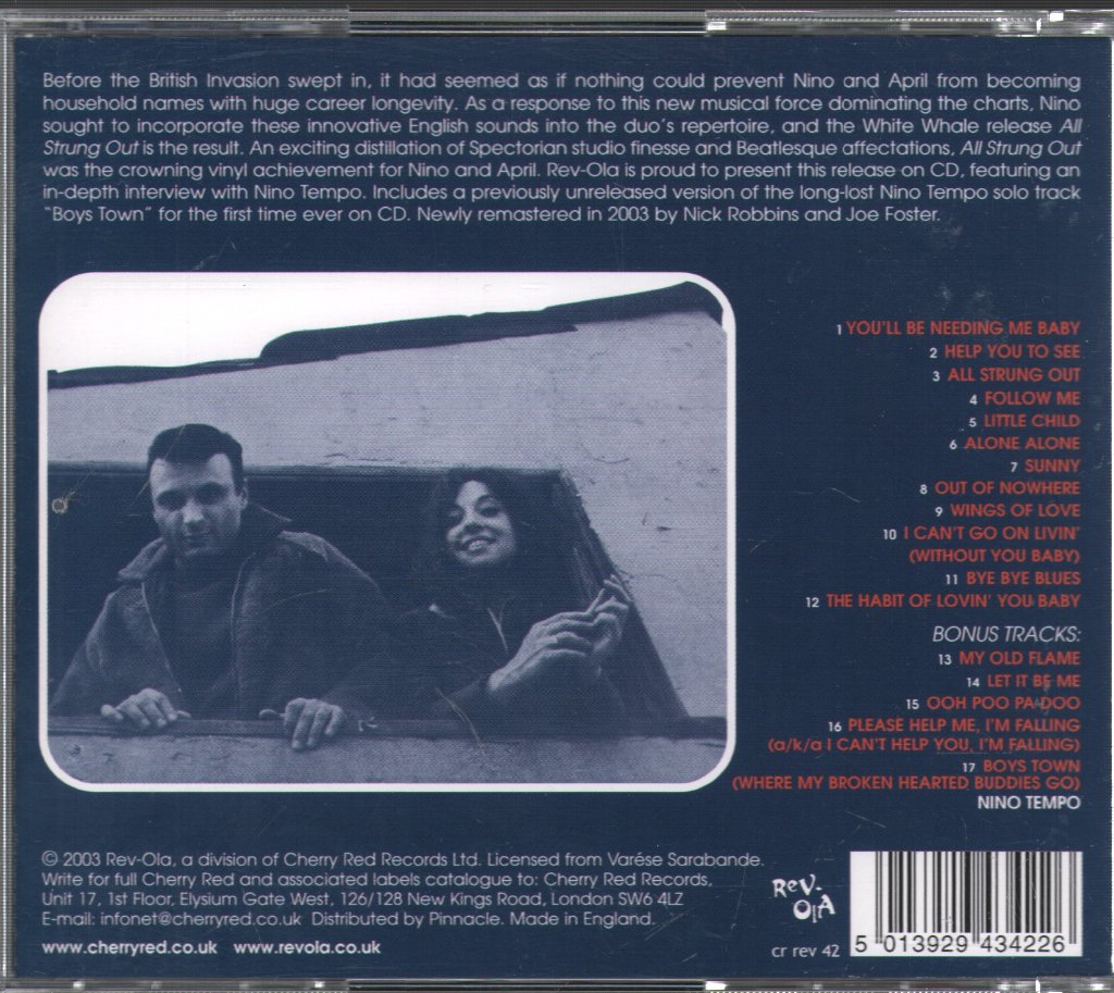 Nino Tempo & April Stevens - All Strung Out - Cd