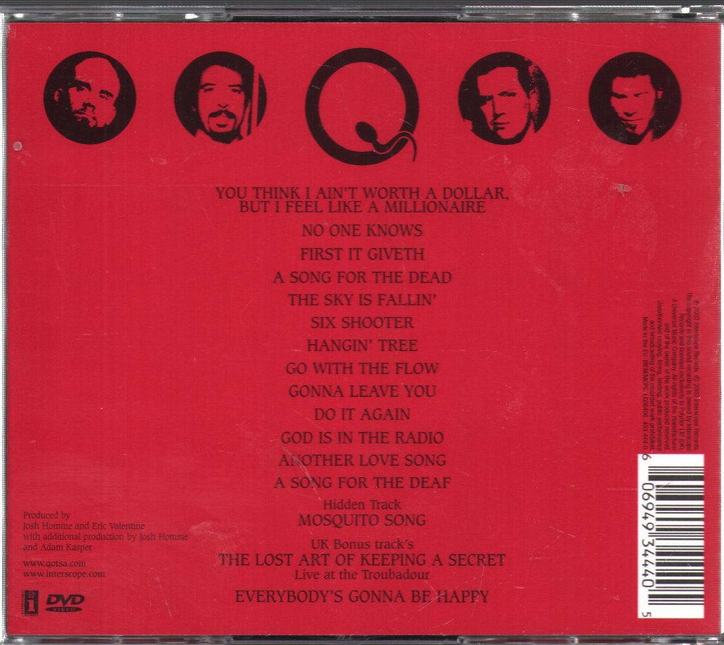 Queens Of The Stone Age - Songs For The Deaf - Cd/Dvd