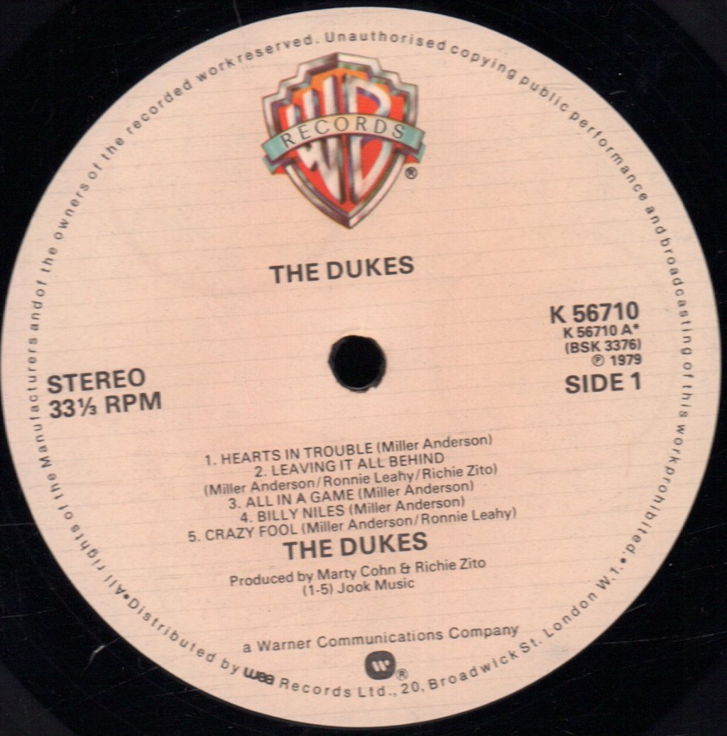 Dukes - Dukes - Lp