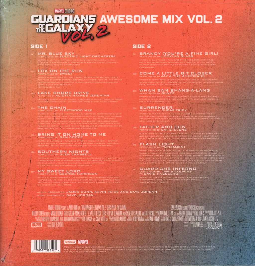 Various Artists - Guardians Of The Galaxy Vol. 2 - Lp