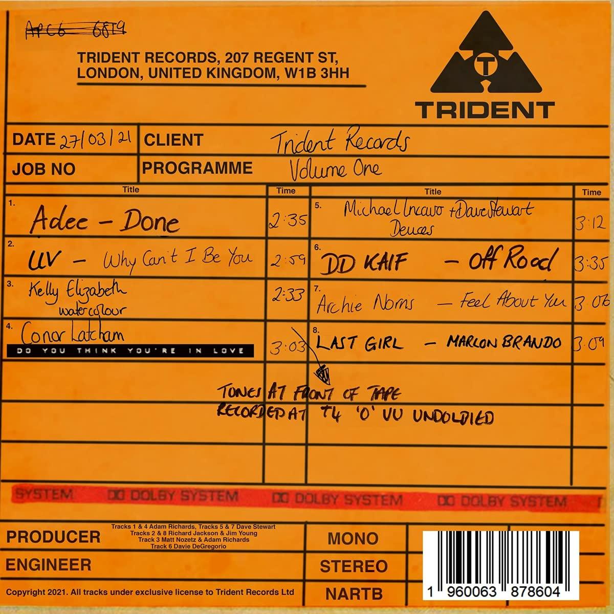 Various Artists - Trident Vol.1 - Lp
