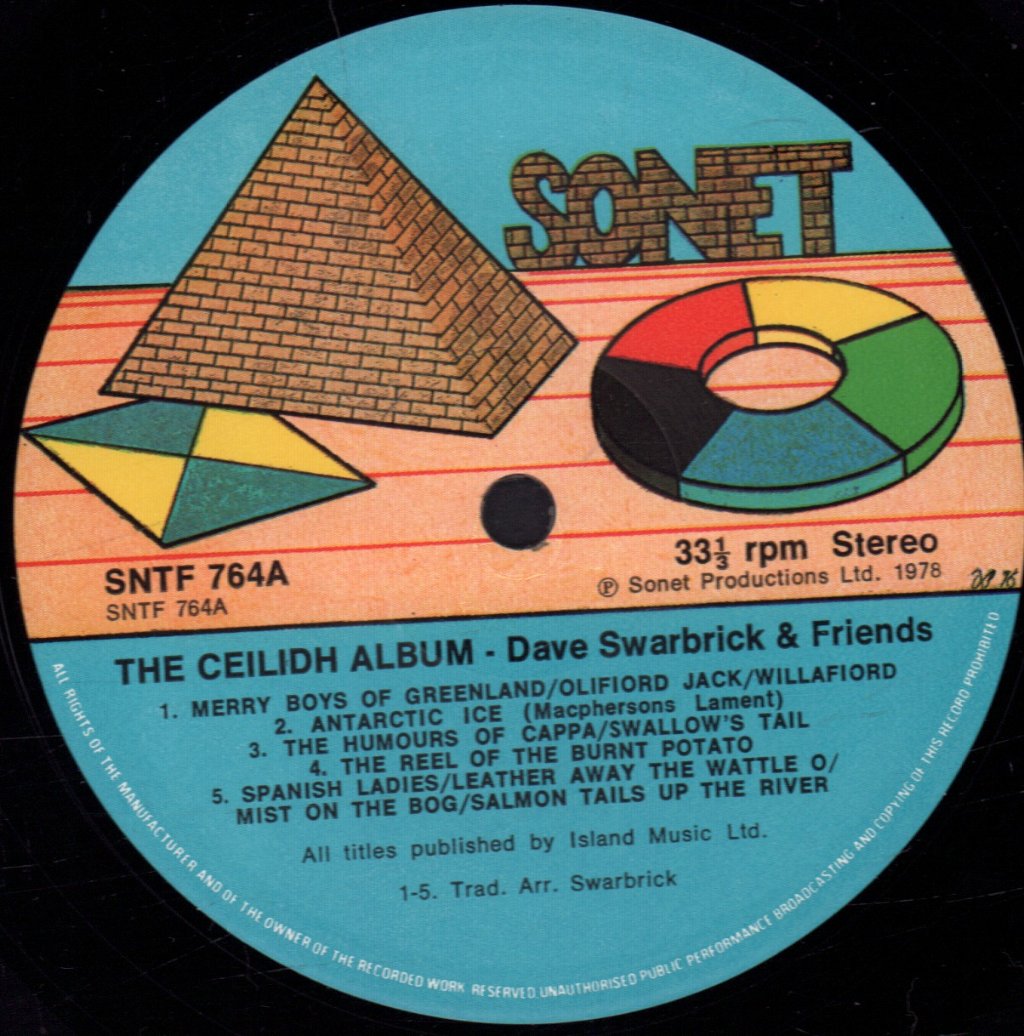 Dave Swarbrick And Friends - Ceilidh Album - Lp