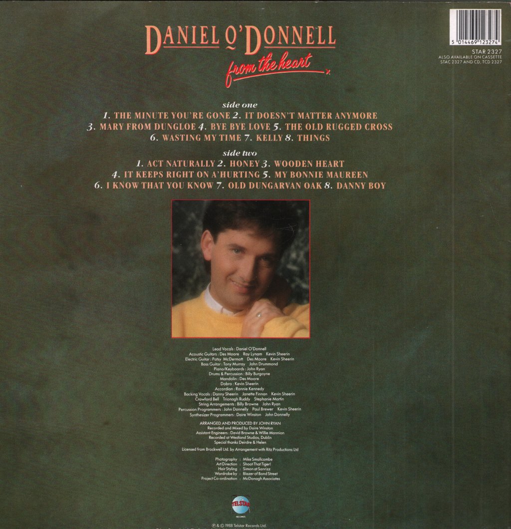 Daniel O'donnell - From The Heart - Lp