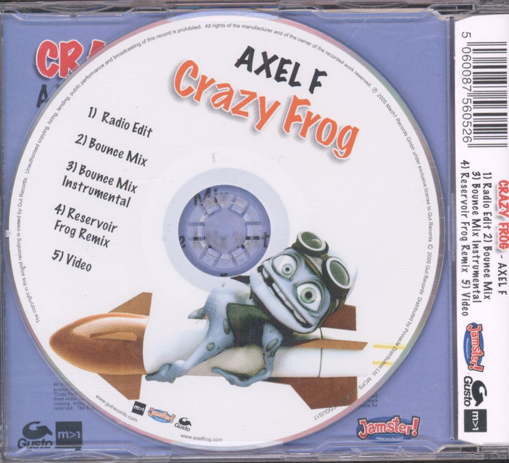 Crazy Frog - Axel F - Cd