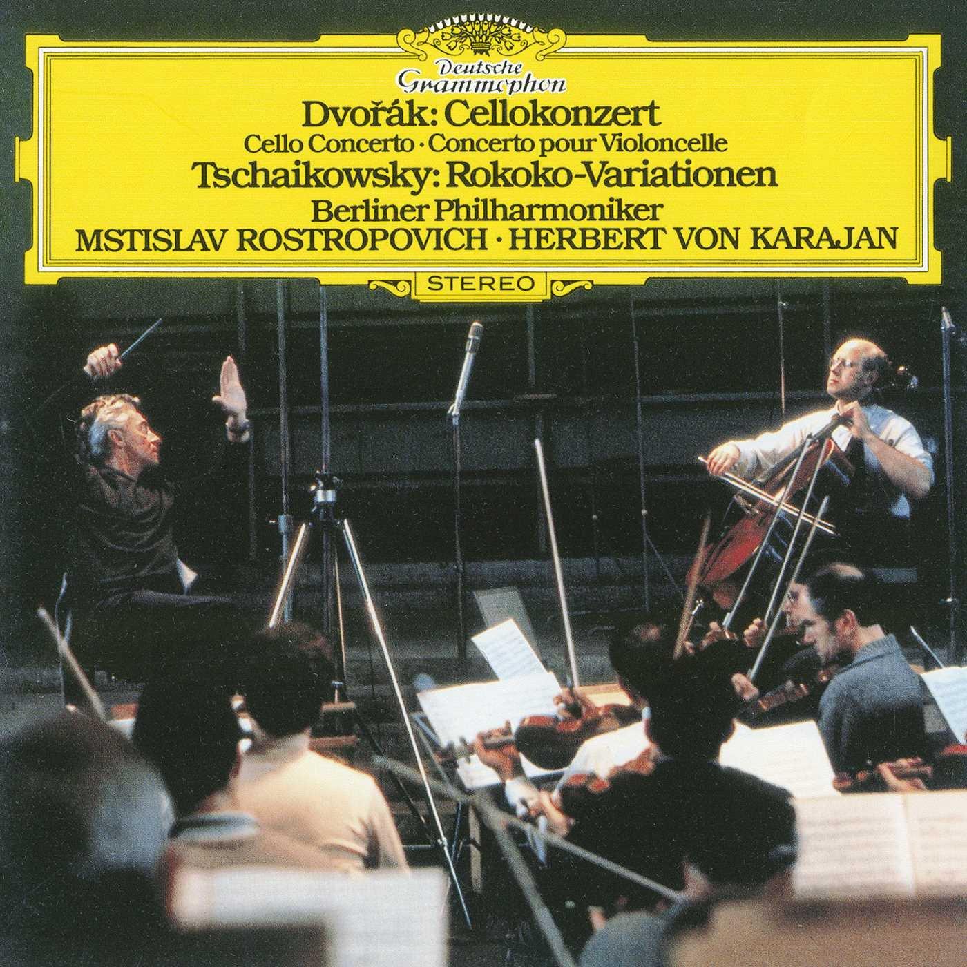 Mstislav Rostropovich - Dvork: Cello Concerto / Tchaikovsky: Variations On A Rococo Theme - Cd