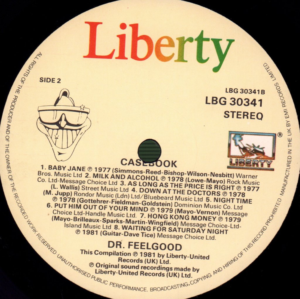 Dr. Feelgood - Casebook - Lp