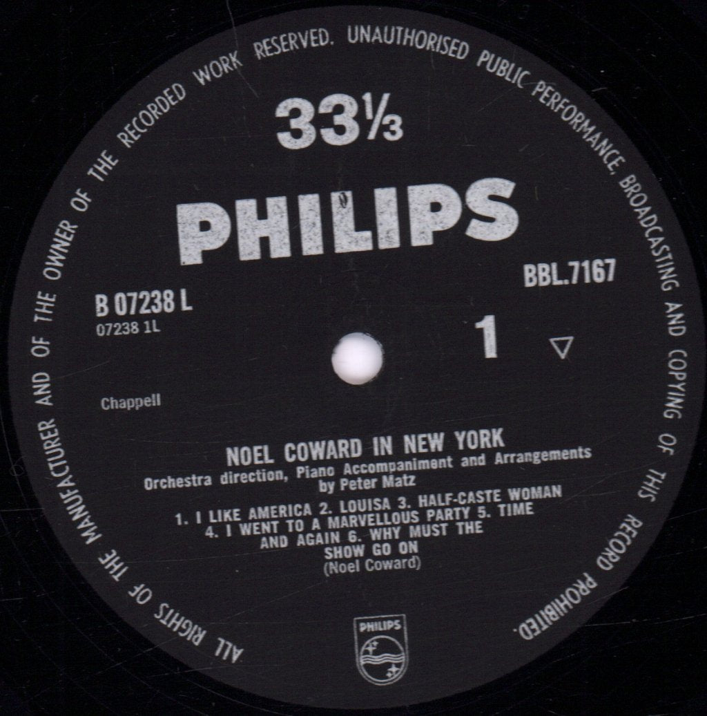 Noël Coward - Noel Coward In New York - Lp