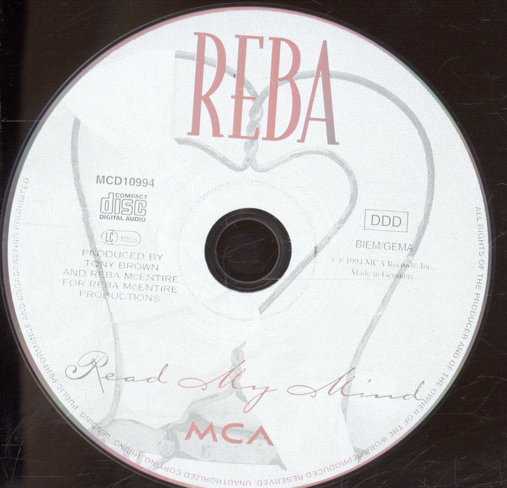 Reba McEntire - Read My Mind - Cd