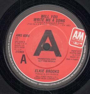 Elkie Brooks - Will You Write Me A Song - 7 Inch