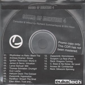 Various Artists - Sound Of Eukatech 4 - Cdr