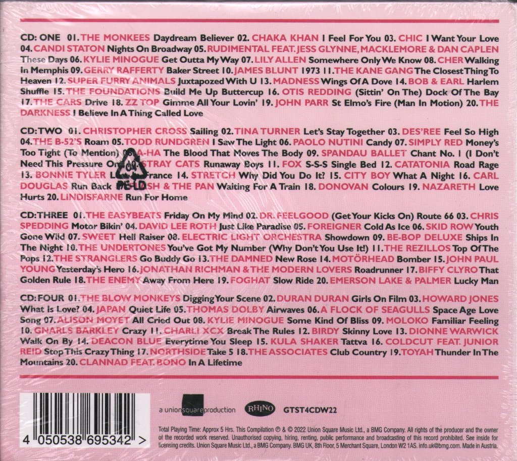 Various Artists - Greatest Ever Feelgood Songs - Cd Set