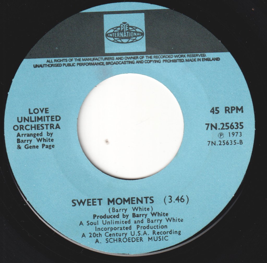 Love Unlimited Orchestra - Love's Theme - 7 Inch