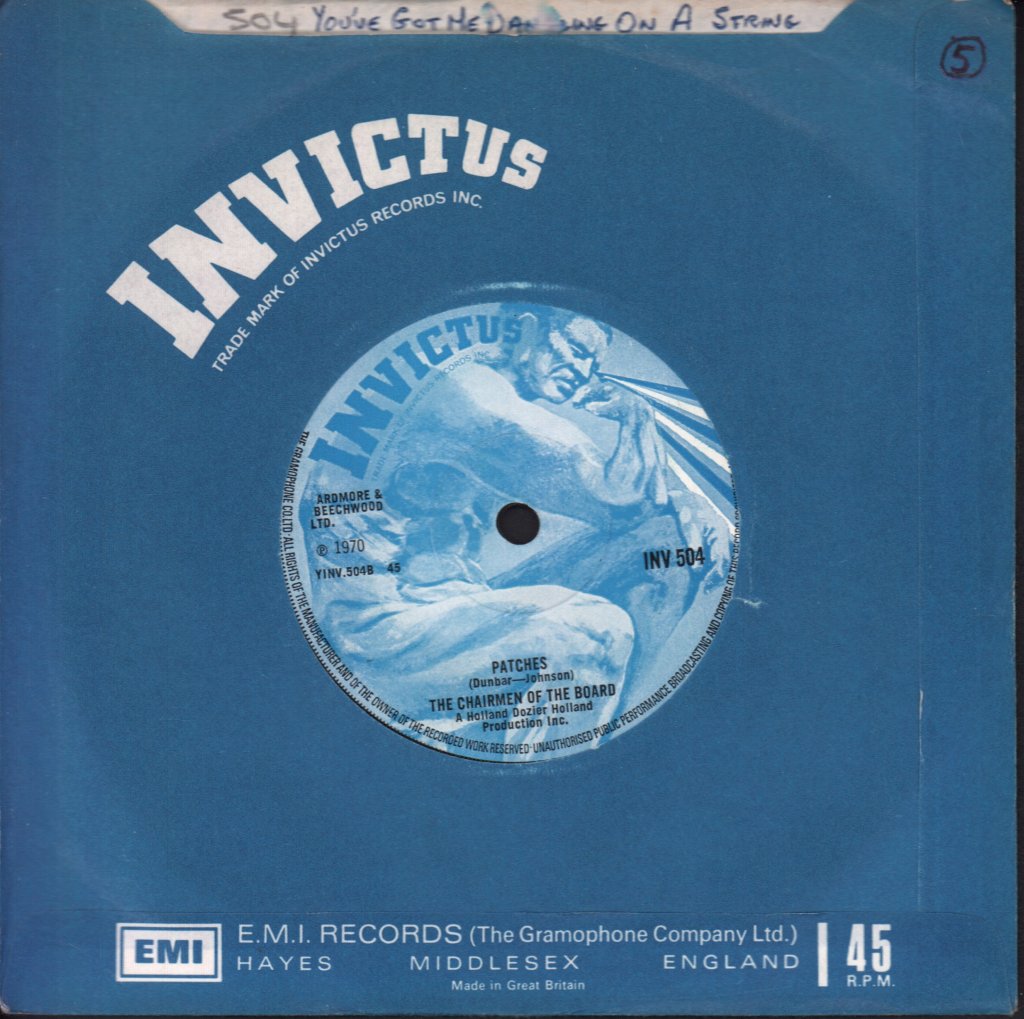 Chairmen Of The Board - You've Got Me Dangling On A String - 7 Inch