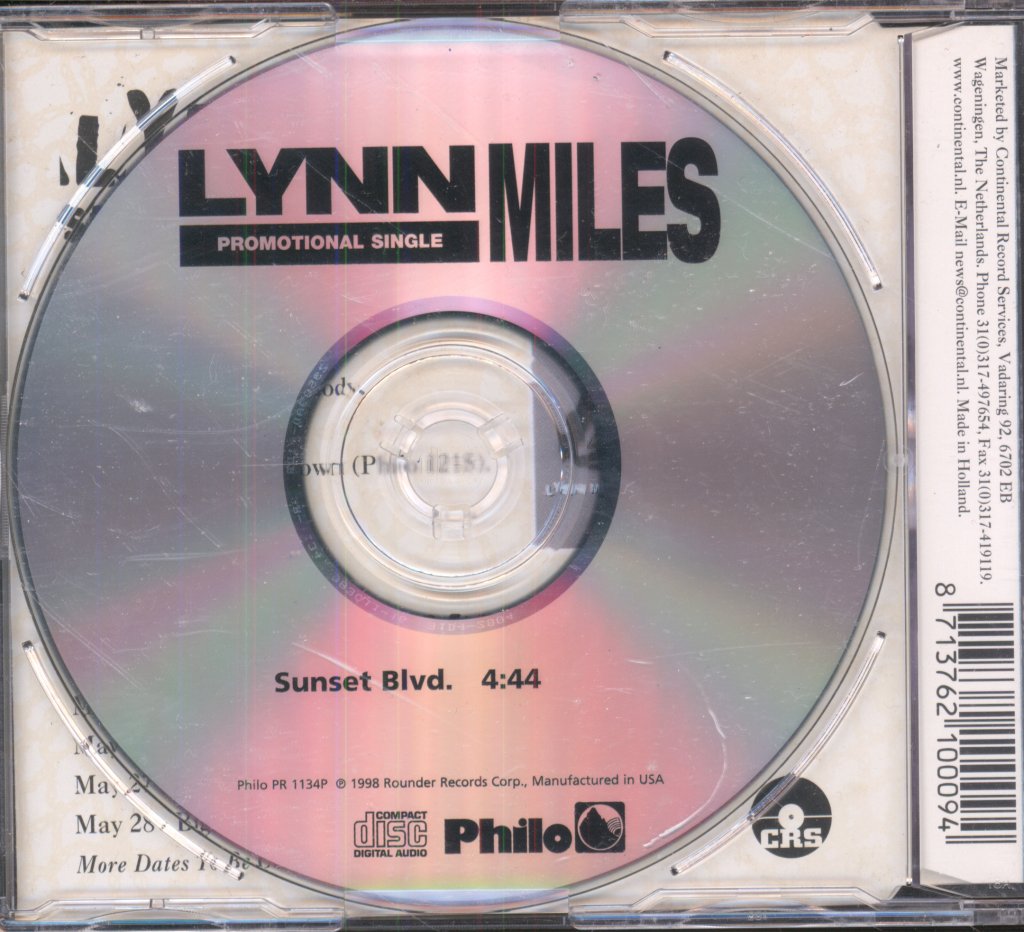 Lynn Miles - Sunset Blvd - Cd