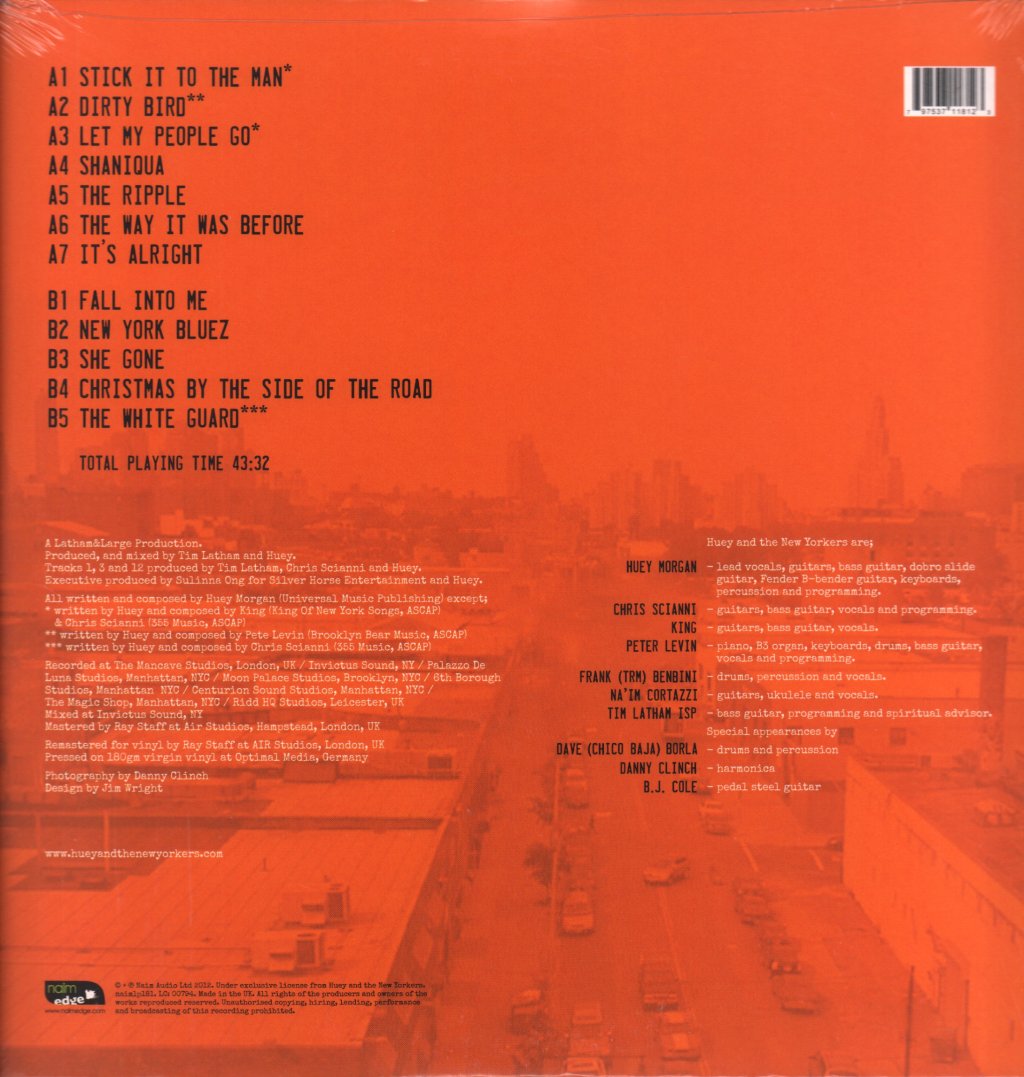 Huey And The New Yorkers - Say It To My Face - Lp