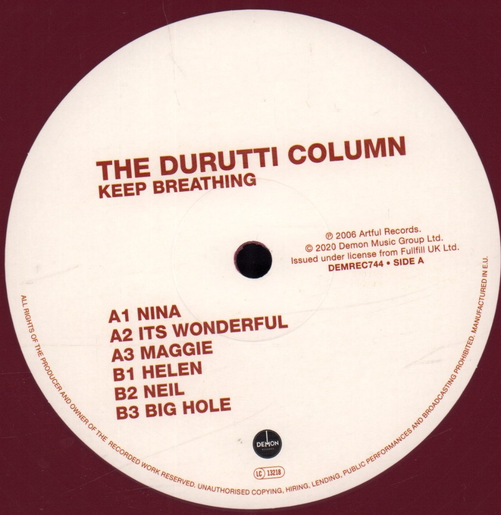 Durutti Column - Keep Breathing - Double Lp