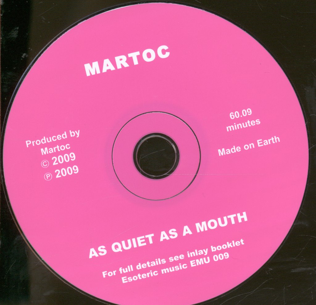 Martoc - As Quiet As A Mouth - Cd
