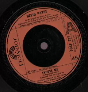 Devin Payne - Excuse Me - 7 Inch