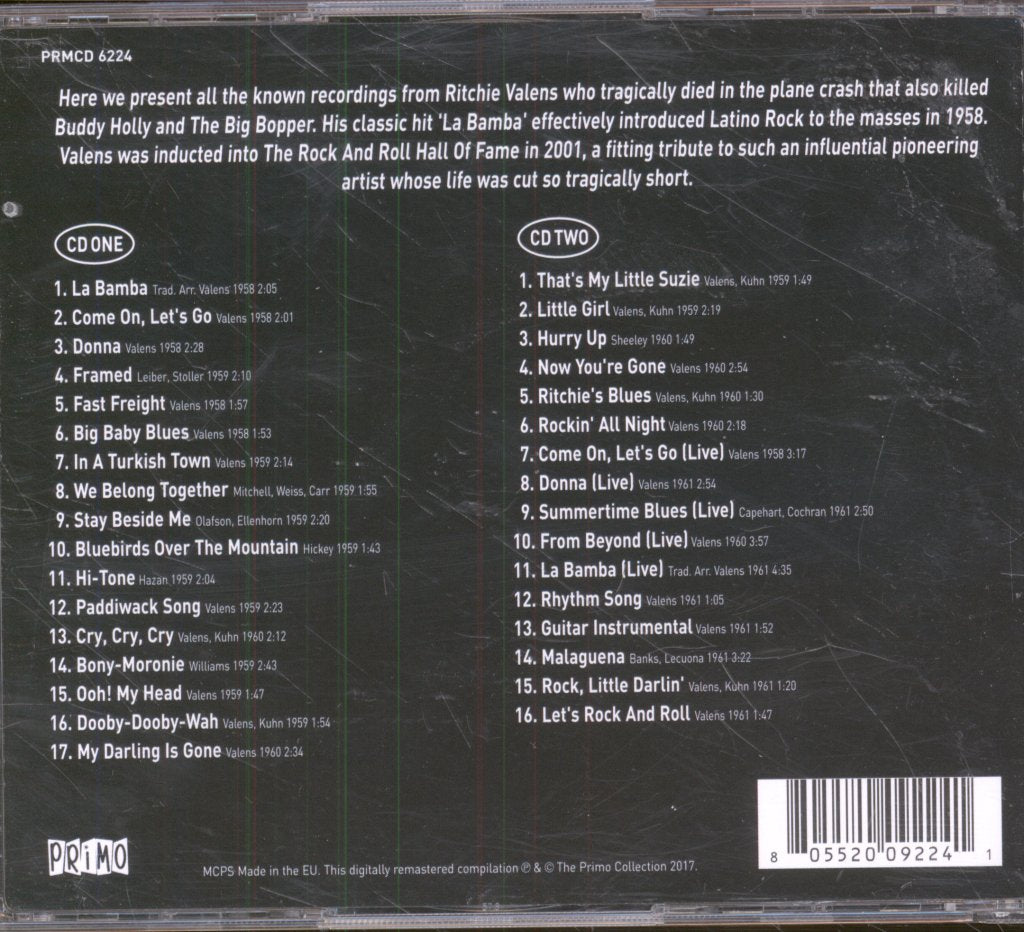 Ritchie Valens - Essential Recordings - Double Cd