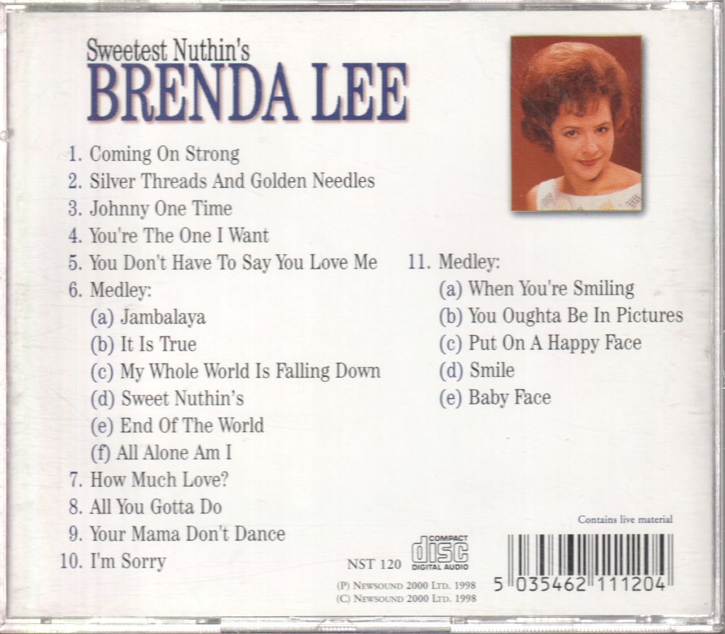 Brenda Lee - Sweetest Nuthin's - Cd