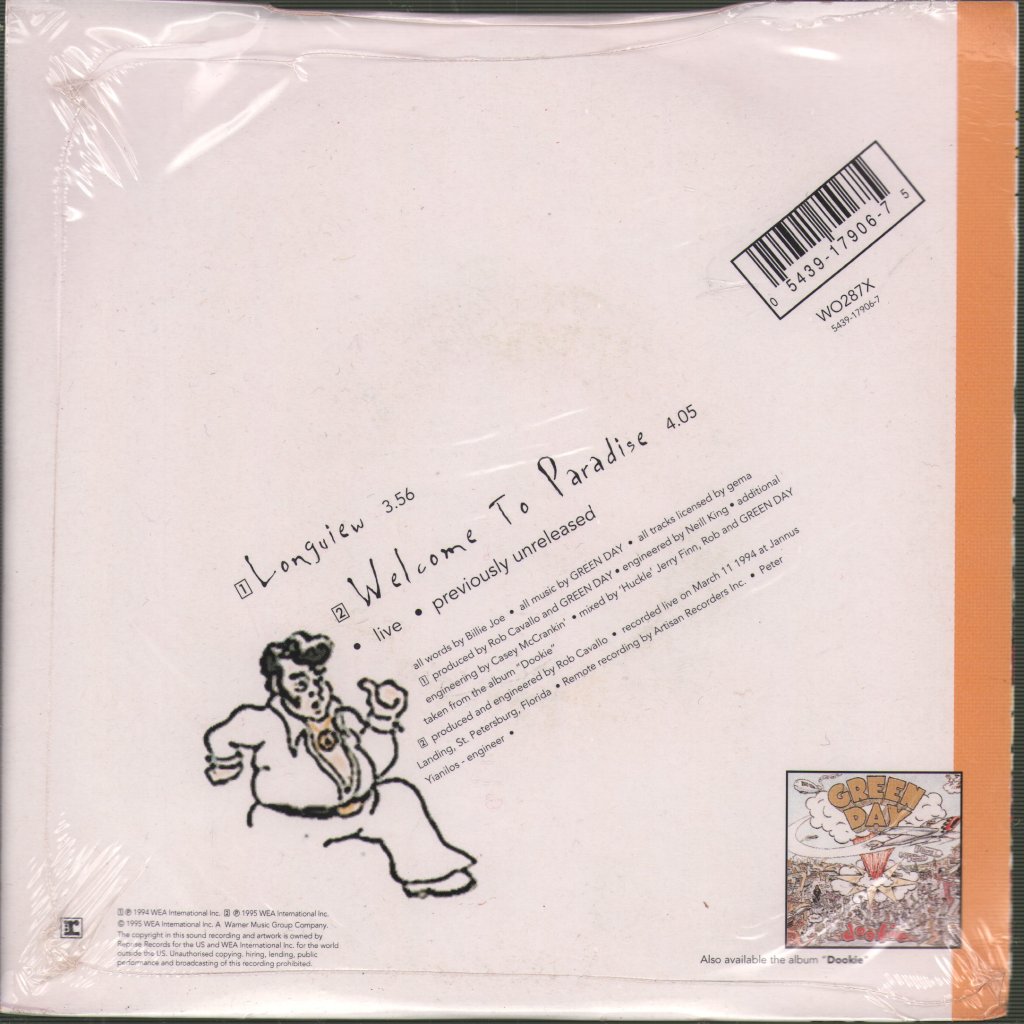 Green Day - Longview - 7 Inch