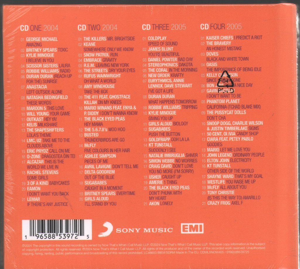 Various Artists - Now Millennium '04-'05 - Cd Set