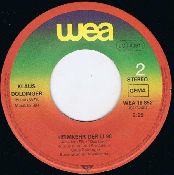 Klaus Doldinger - Die Original-Titelmelodie "Das Boot" - 7 Inch