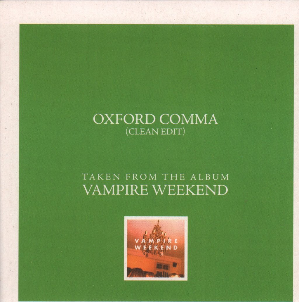 Vampire Weekend - Oxford Comma - Cdr