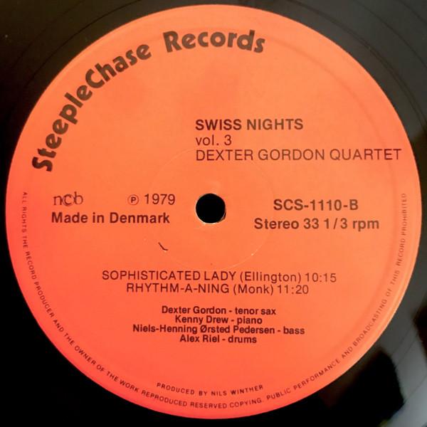 Dexter Gordon Quartet - Swiss Nights Vol. 3 - Lp