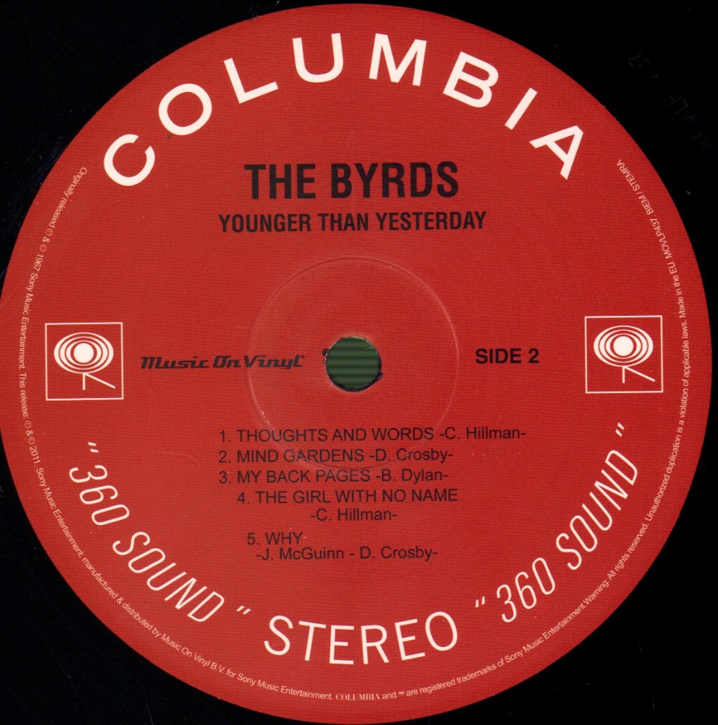 Byrds - Younger Than Yesterday - Lp